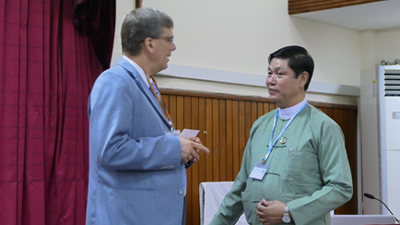 DAAD Regional Head, Mr. Stefan Hase-Bergen and Director General Dr. Nyi Nyi Kyaw from Forest Department